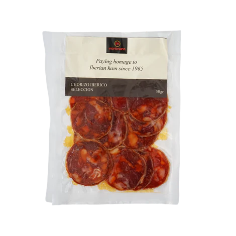 Montesano chorizo iberico seleccion sliced 50 grams